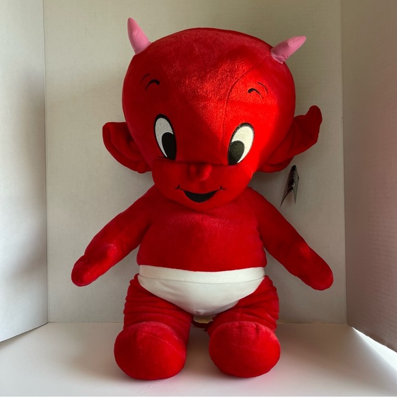 Hot stuff Other - NEW Large Hot Stuff Red Devil Plush Toy 15 inches. NWT Soft